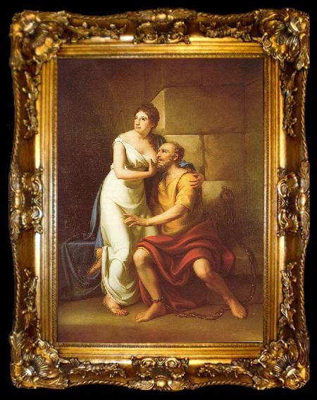 framed  Rembrandt Peale The Roman Daughter, ta009-2